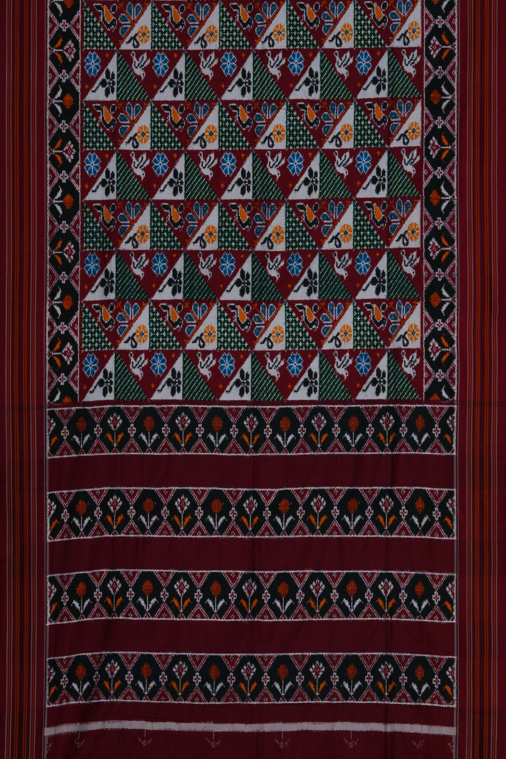 Image of Patan Patola Silk Double Ikat Saree